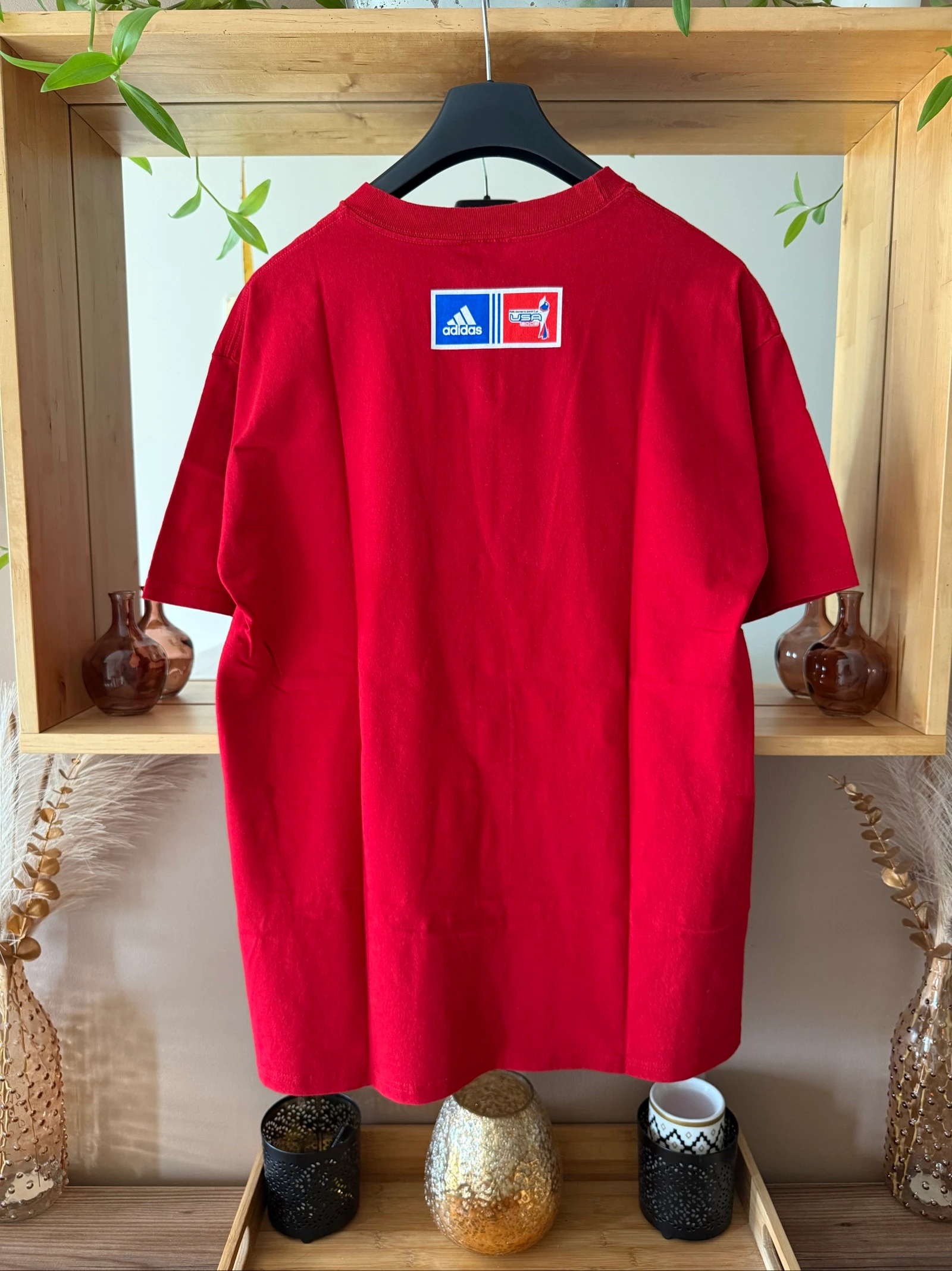 Camiseta Adidas Vintage Hombre M – FIFA Women’s World Cup USA 2003 – Rojo – photo 2